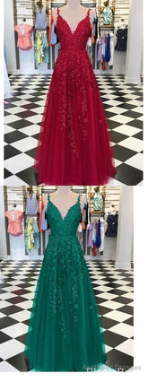 Burgundy Turquoise Green Fancy Girls Burgundy Lace Appliques Prom Dresses With Straps